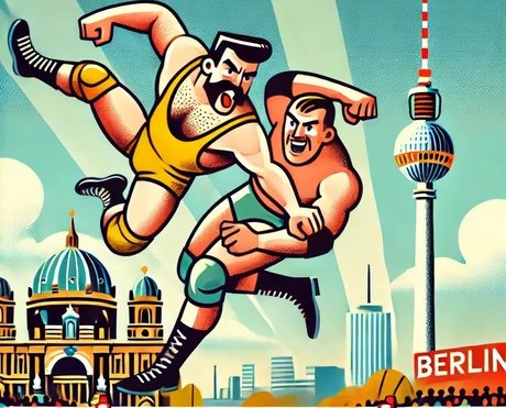 show wrestling match in Berlin