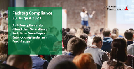 Veranstaltungen in Berlin: Fachtag Compliance