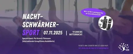 Veranstaltungen in Berlin: Nachtschwärmer-Sport