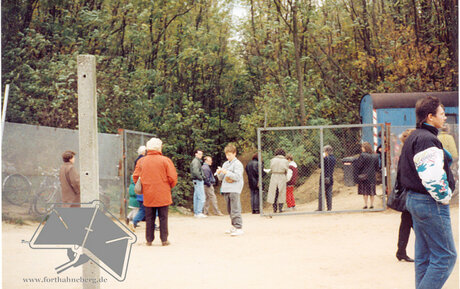 Die Berliner Mauer um Fort Hahneberg