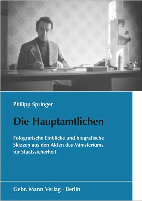 BUCHCOVER Philipp Springer: Die Hauptamtlichen