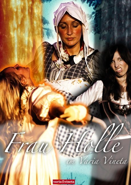 Plakat "Frau Holle" im Theater Varia Vineta