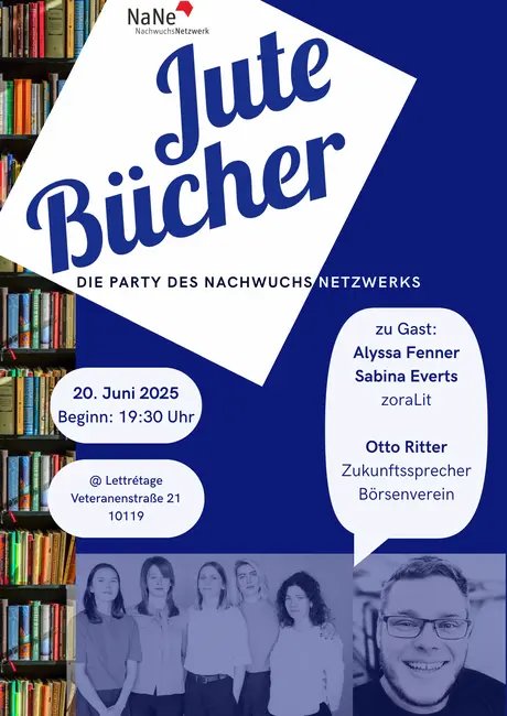 VISUAL Jute-Bücher-Party