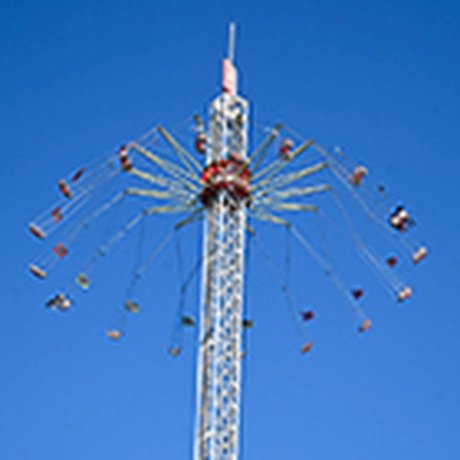 Kettenkarussell in 80 Meter Höhe