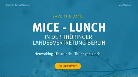 Veranstaltungen in Berlin: Thüringer MICE-Lunch