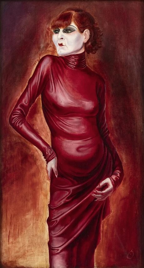 Otto Dix, Bildnis der Tänzerin Anita Berber, 1925 Sammlung Landesbank Baden-Württemberg im Kunstmuseum Stuttgart