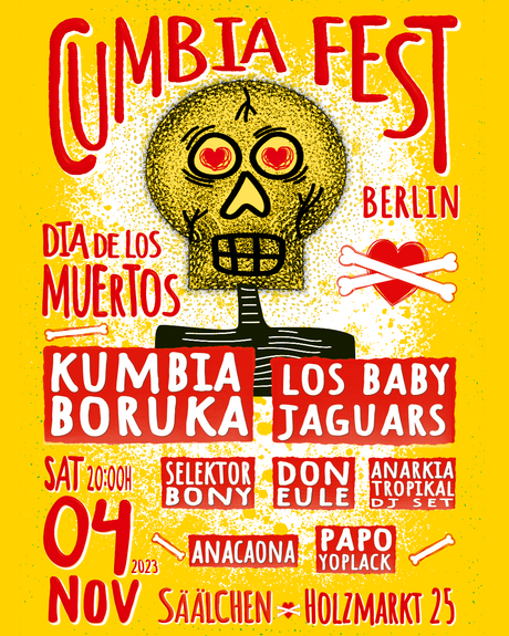 KEY VISUAL Cumbia Fest - Día de los Muertos @ Holzmarkt