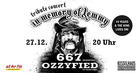 VISUAL Tribute Concert –  In Memory of Lemmy