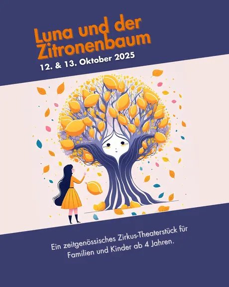 POSTER Luna und der Zitronenbaum