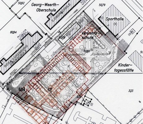 Planskizze  Barnimstraße 10 – Gefängnis für Frauen