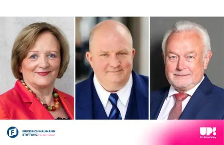 Veranstaltungen in Berlin: Freiheit ist unteilbar: Sabine Leutheusser-Schnarrenberger und Wolfgang Kubicki im Dialog