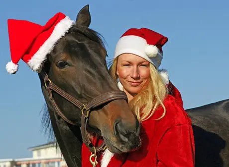 Isabelle Bucher vom Mariendorfer Rennverein freut sich schon mächtig auf die beiden Weihnachtsveranstaltungen am 7. und 21. Dezember