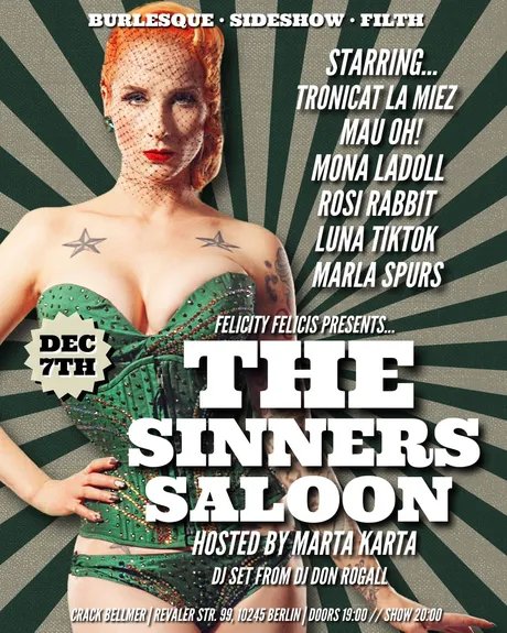 The Sinners Saloon_Flyer