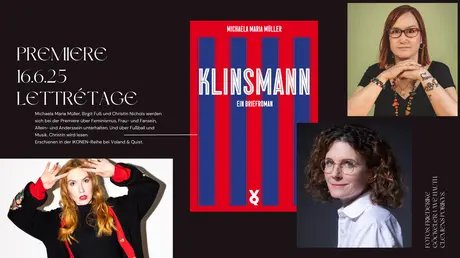 KEY VISUAL „Klinsmann. Ein Briefroman“