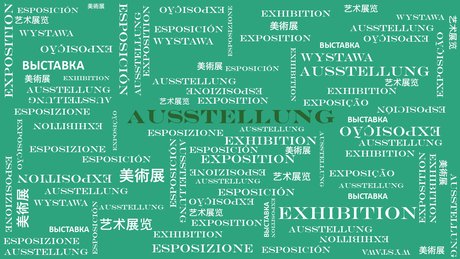 Symbolbild Grafik Ausstellung grün