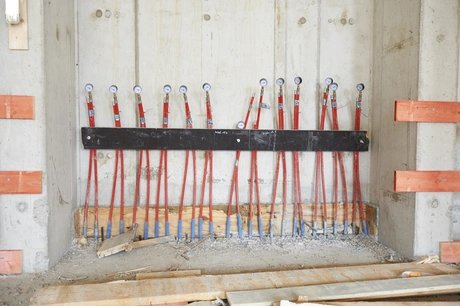 Baustelle Humboldt Forum - Kühl-Heiz-Kabel der Klimaanlage