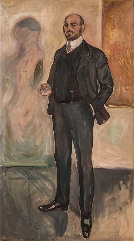 Edvard Munch, Porträt Walther Rathenau, 1907