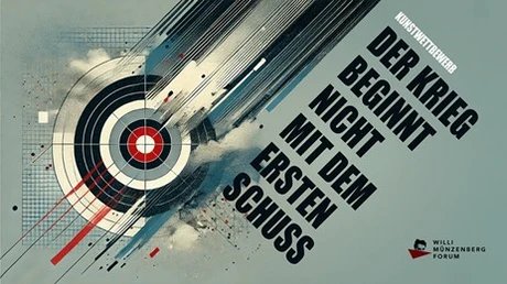 Der Krieg beginnt nicht mit dem ersten Schuss_Key Visual