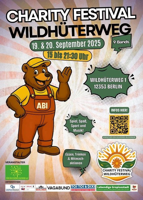FLYER Charity Festival Abenteuerspielplatz Wildhüter Weg