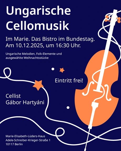 Poster vom Cellokonzert