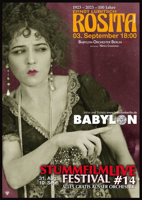 Veranstaltungen in Berlin: Lubitsch's Rosita - LIVE Babylon Orchester Berlin