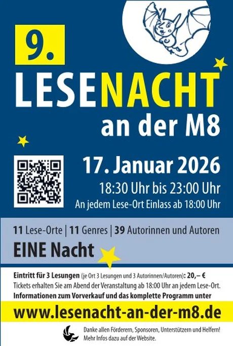 Veranstaltungen in Berlin: Lesenacht an der M8