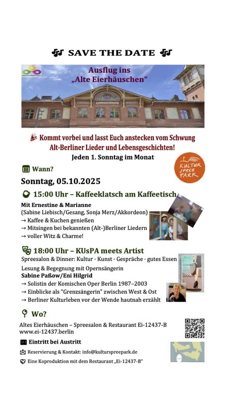 POSTER Ausflug ins „Alte Eierhäuschen“