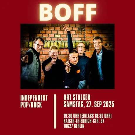 KEY VISUAL Ein Abend mit BOFF - Independent Pop/Rock