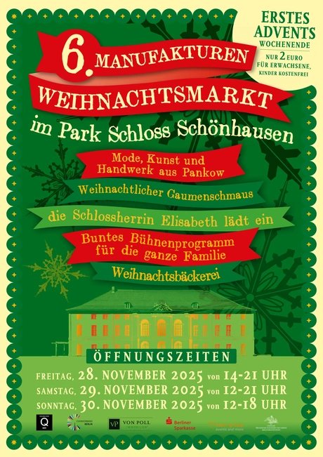 Manufakturen-Weihnachtsmarkt 2025 - PLAKAT