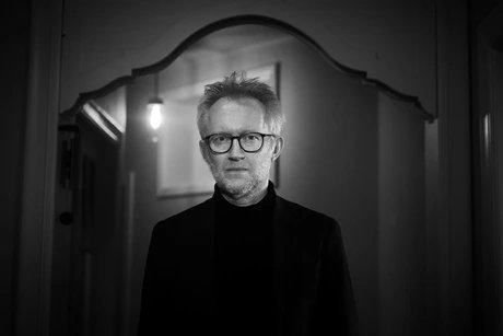 Porträt des belgischen Historikers und Autors David van Reybrouck
