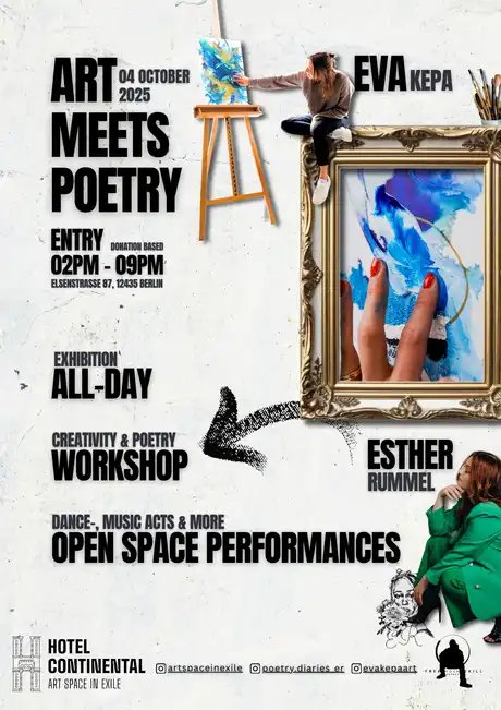 Flyer Art meets Poetry