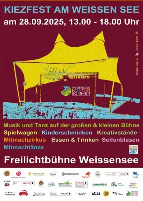 Kiezfest am Weißen See - PLAKAT