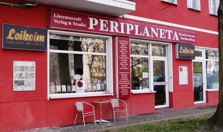 Periplaneta Literaturcafé, Prenzlauer Berg, Außen