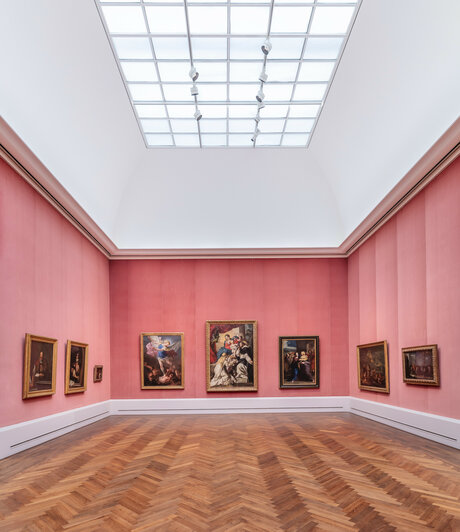 Gemäldegalerie, Innenansicht mit neuem Beleuchtungssystem, 2023