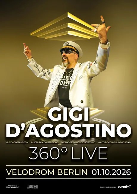 Gigi D`Agostino 360 Grad LIVE_Banner