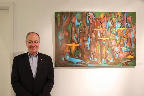„Bosques azules/blaue Wälder“ mit S.E. Vicente Albornoz.