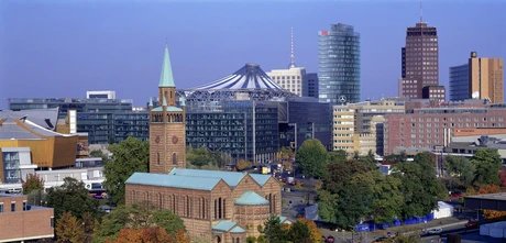 St. Matthäus-Kirche, Kulturforum und Potsdamer Platz