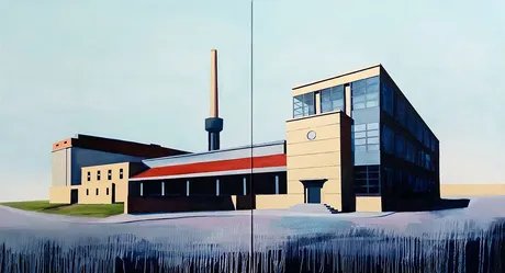 Anna Fiegen Zeitlos (Dyptichon) 120 x 220 cm Öl auf Leinwand, 2024