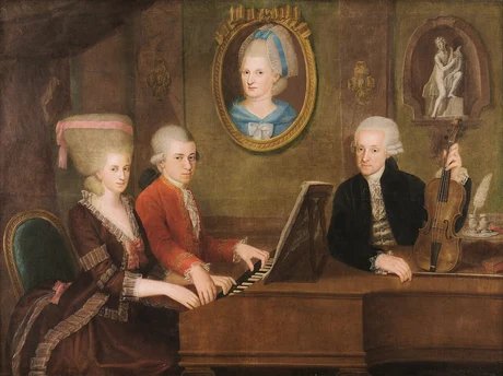 Mozart und Familie