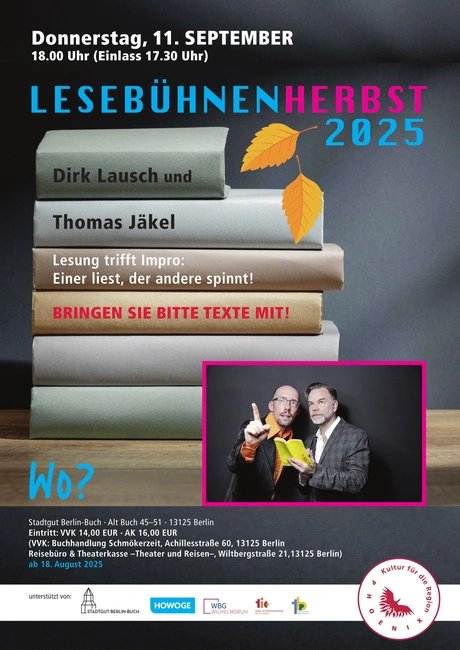 Plakat Lesebühnenherbst 2025