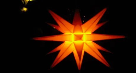 Leuchtender Weihnachtsstern