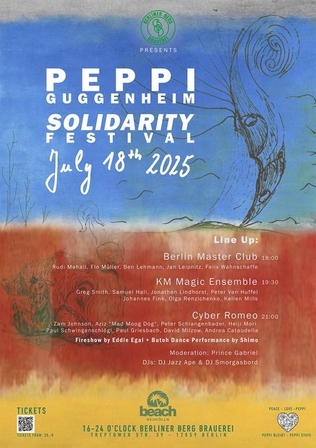 POSTER Peppi Guggenheim Soli Musik Festival