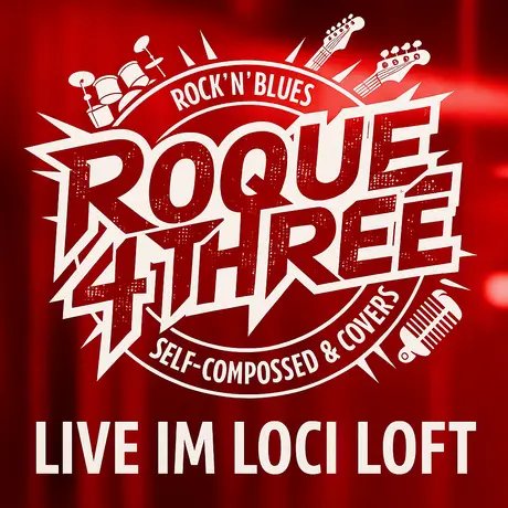 Veranstaltungen in Berlin: Roque4three - Live im LOCI LOFT I Rockmusik deluxe