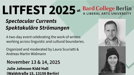 Poster LitFest 2025 - Ausschnitt