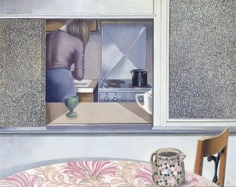 Kurt Dornis, Zweite Schicht, 1986. Albertinum | GNM, Staatliche Kunstsammlungen Dresden, © Kurt Dornis, Foto: Elke Estel/Hans-Peter Klut