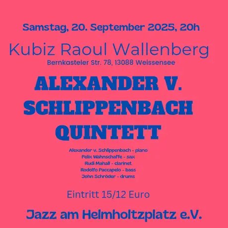 Veranstaltungen in Berlin: Alexander von Schlippenbach Quintett