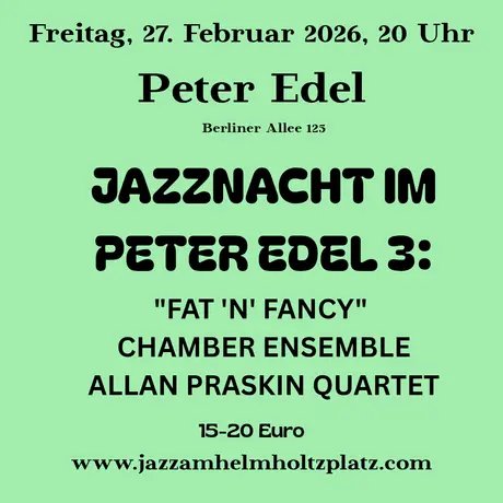 Flyer Jazz am Helmholtzplatz