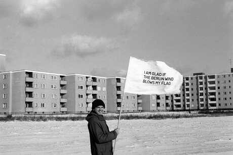Endre Tót, Berlin TÓTalJOYS, Westberlin, 1979, sw Fotografie