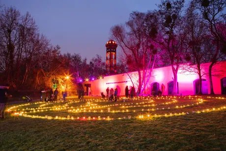 Advent-im-Park-Labyrinth 2019