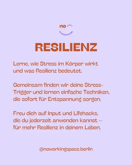 noworkingspace meets WE CARE